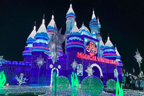 Magical winter lights - NO REFUNDS OR EXCHANGES. Experience the lights and sounds of a winter wonderland. Buy tickets now for one of Houston's most popular events! Experience 8 lantern exhibits, Chinese acrobats, carnival rides & games, and so much more! 